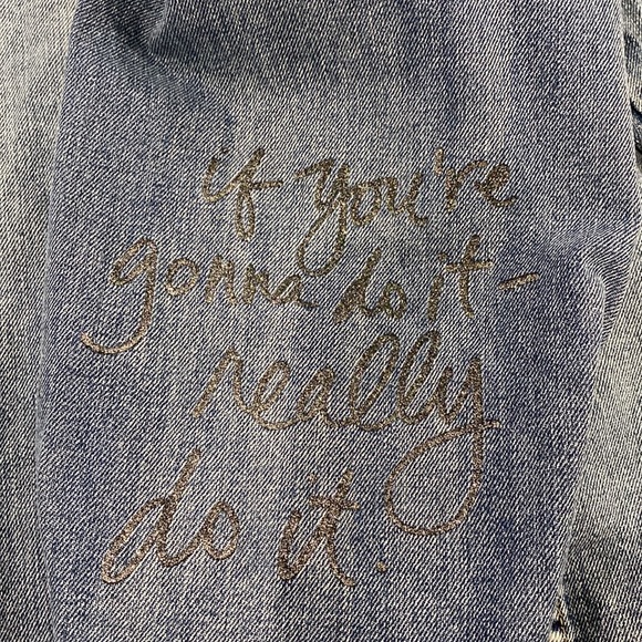 🇺🇸SALE🎈
• Desigual - Decorative Jean Jacket - L - Picture 11 of 12